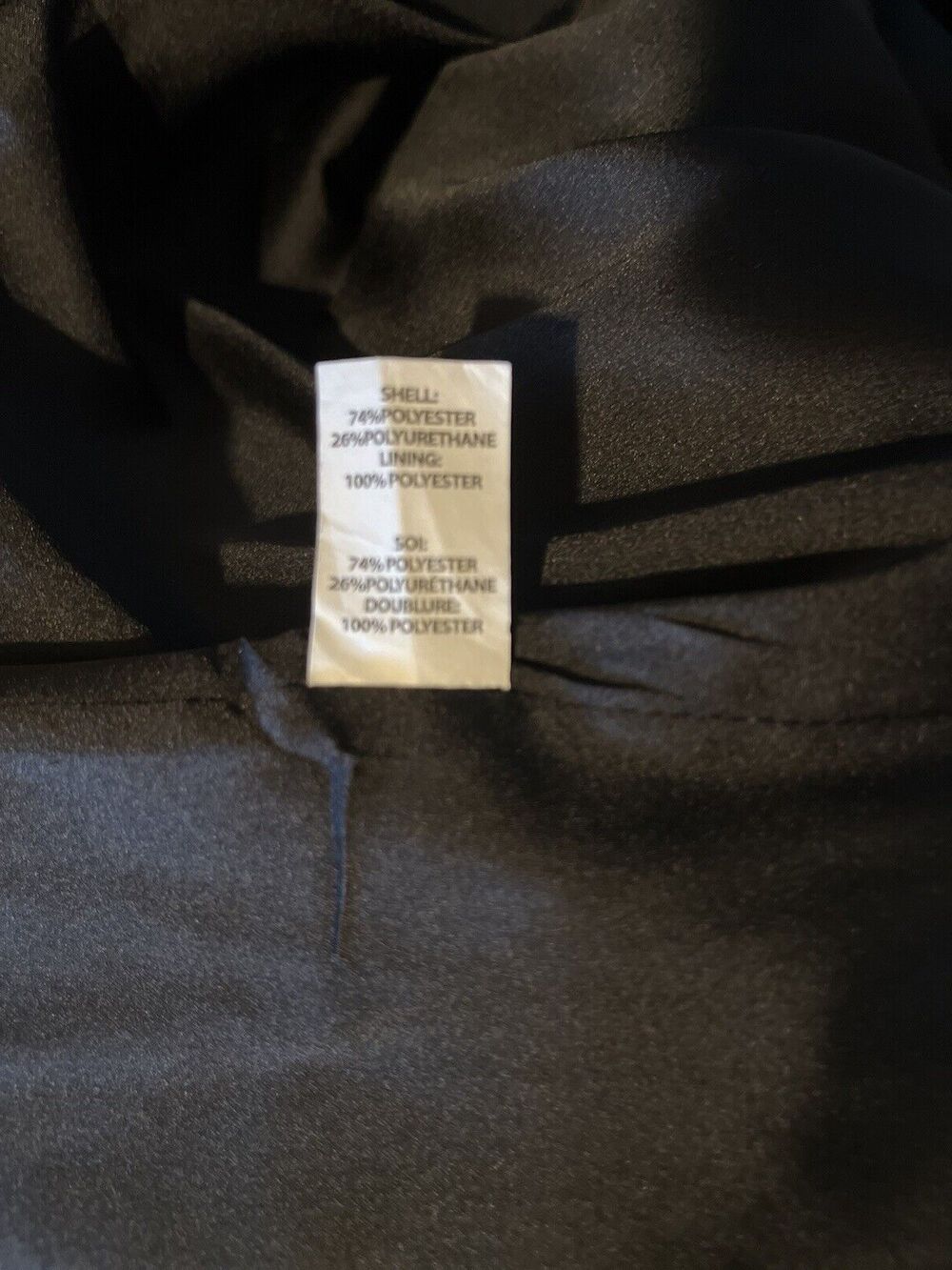 Ramy Brook women Lily Black Tie Wrap Vegan Faux Leather Mini Dress size 14 $425 - Picture 13 of 13